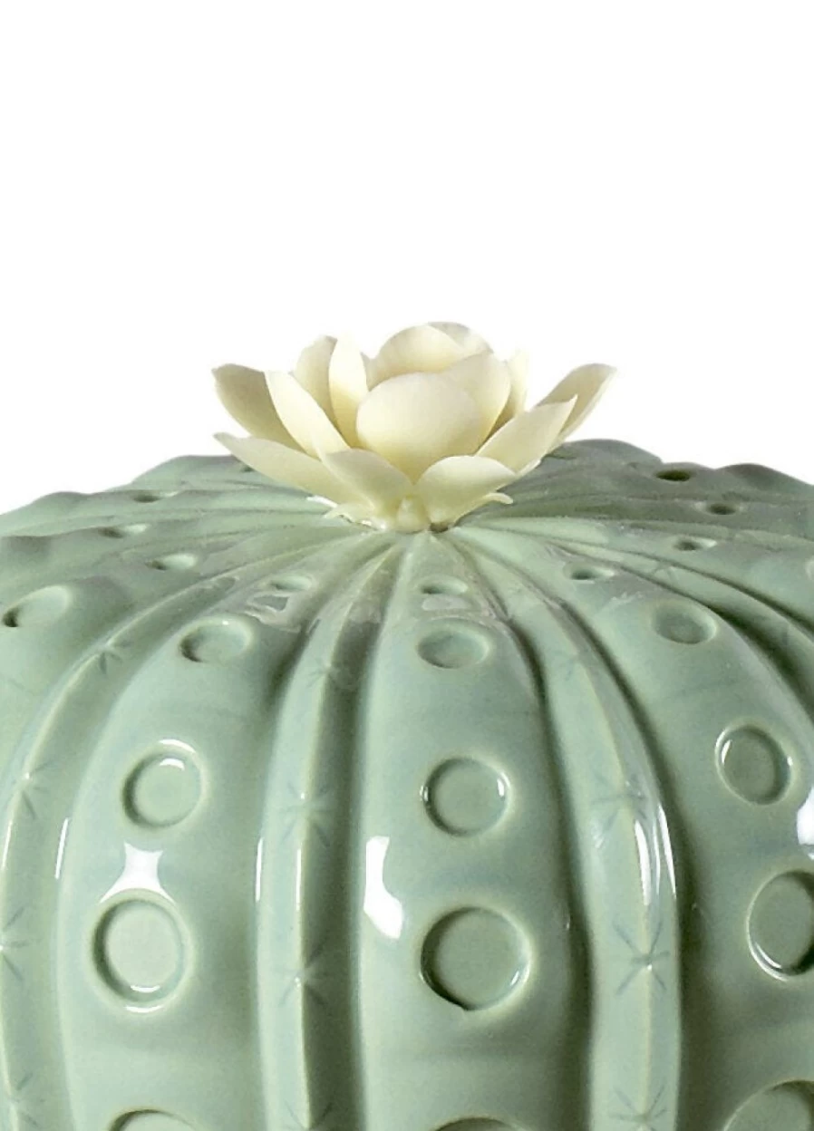 Lladró Astrophytum Cactus Aroma Diffuser with Gardens of Valencia Fragrance