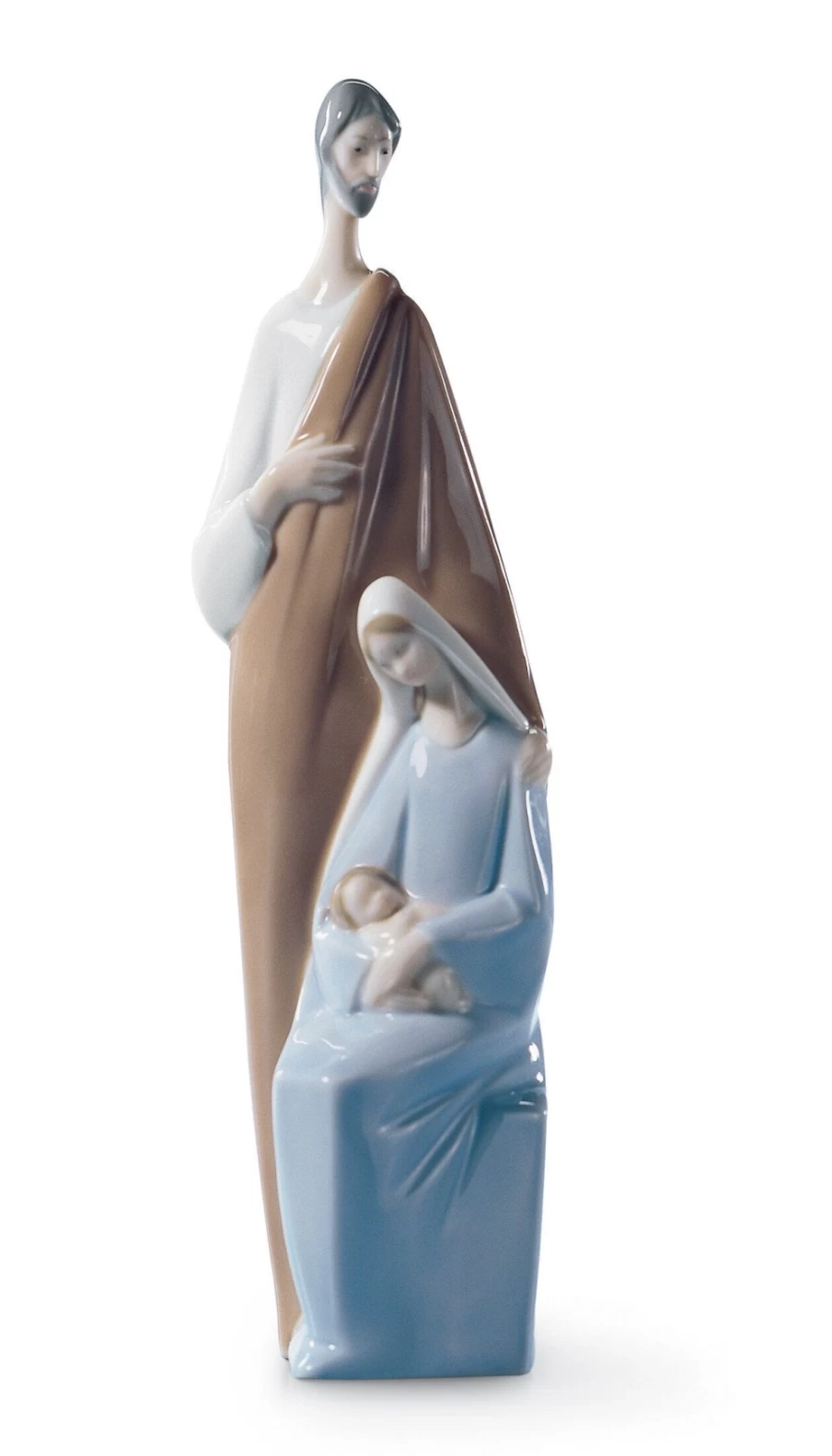Lladró Nativity Figurine - Handcrafted Porcelain Christmas Creche Set for Holiday Decor