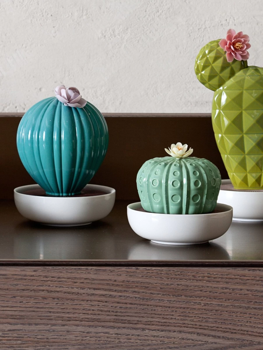 Lladró Astrophytum Cactus Night Approaches Scent Diffuser – Elegant Home Fragrance