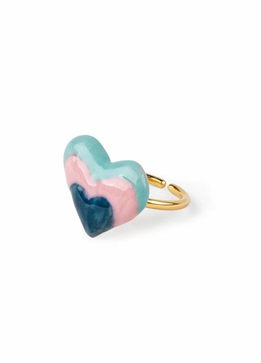 Lladró Elegant Rainbow-Toned Metal Ring – Unique Handcrafted Jewelry