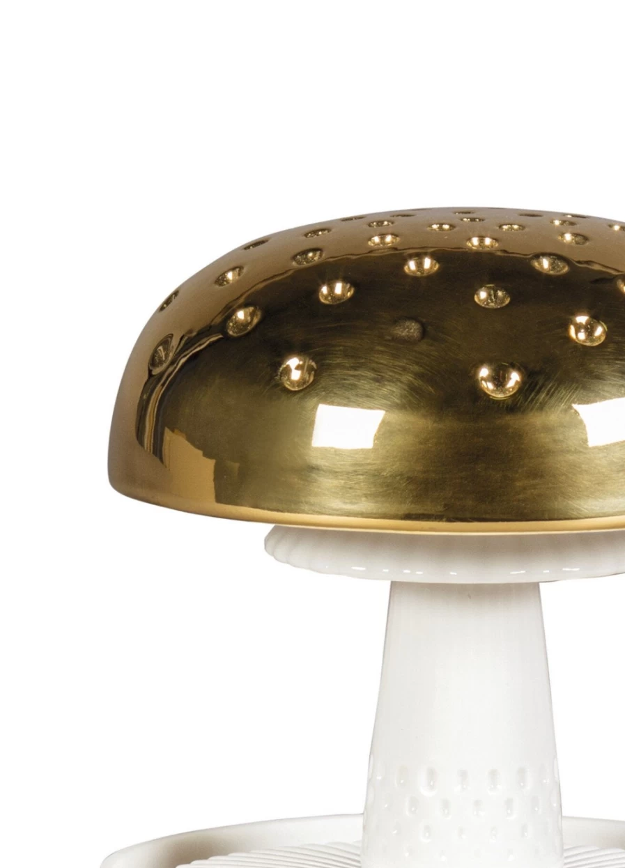 Lladró Gold Boletus 1 Diffuser - On The Prairie Scent Aroma Diffuser for Home Fragrance