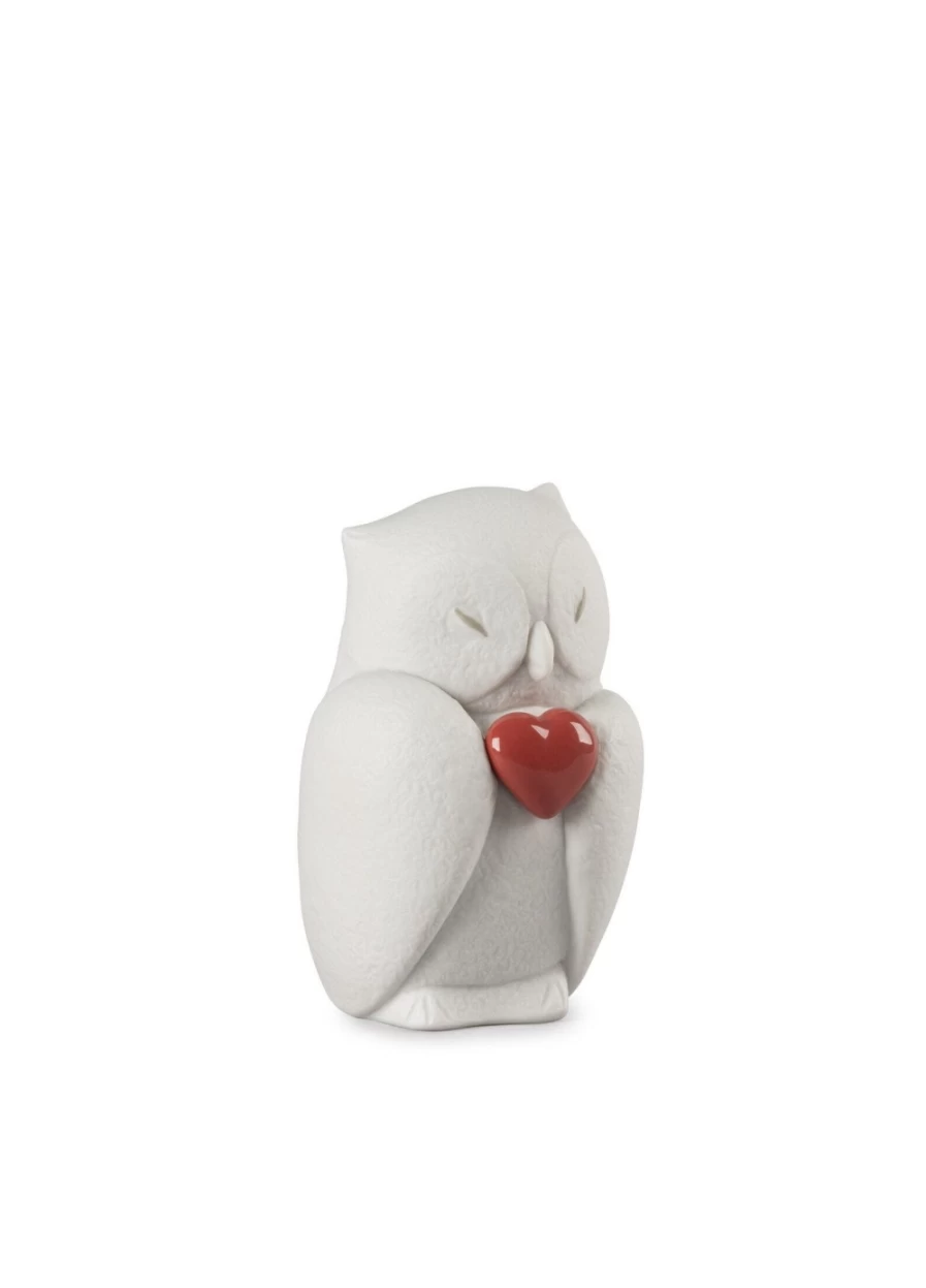 Lladró Intuitive Owl Figurine - Handcrafted Porcelain Sculpture by Reese