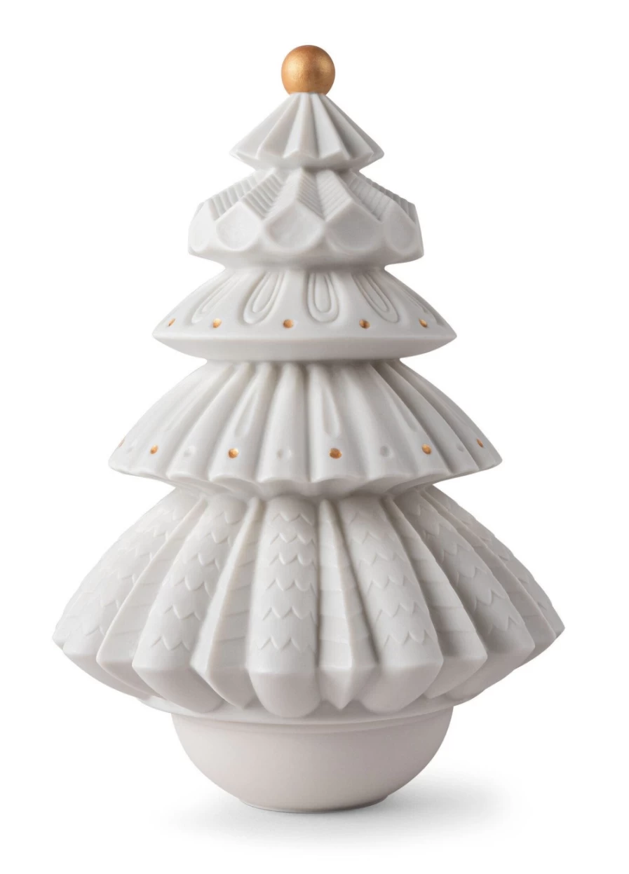 Lladró Christmas Tree Lamp - Elegant Holiday Decor LED Lighting for Home
