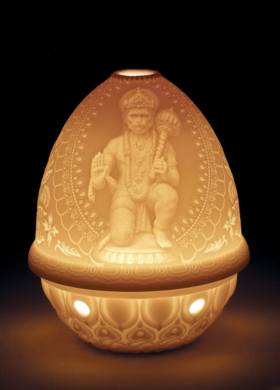 Lladró Hanuman Rechargeable LED Lithophane Night Light