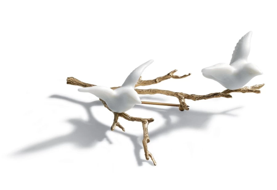 Lladró Magic Forest Enamel Brooch - Handcrafted Porcelain Jewelry