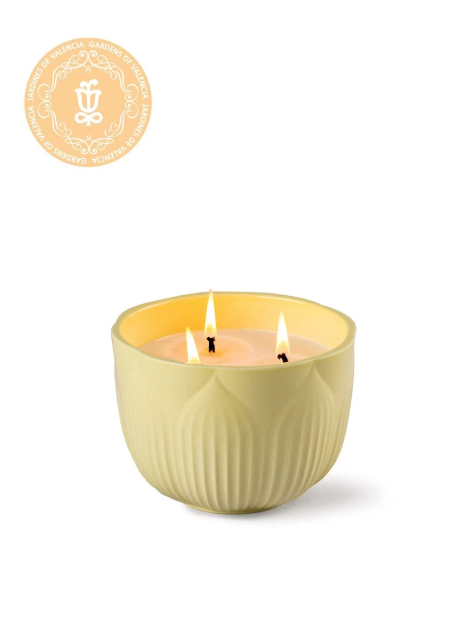 Lladró Gardens Of Valencia Scented Fleurs Candle – Floral Home Fragrance