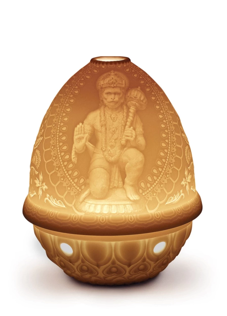 Lladró Hanuman Rechargeable LED Lithophane Night Light