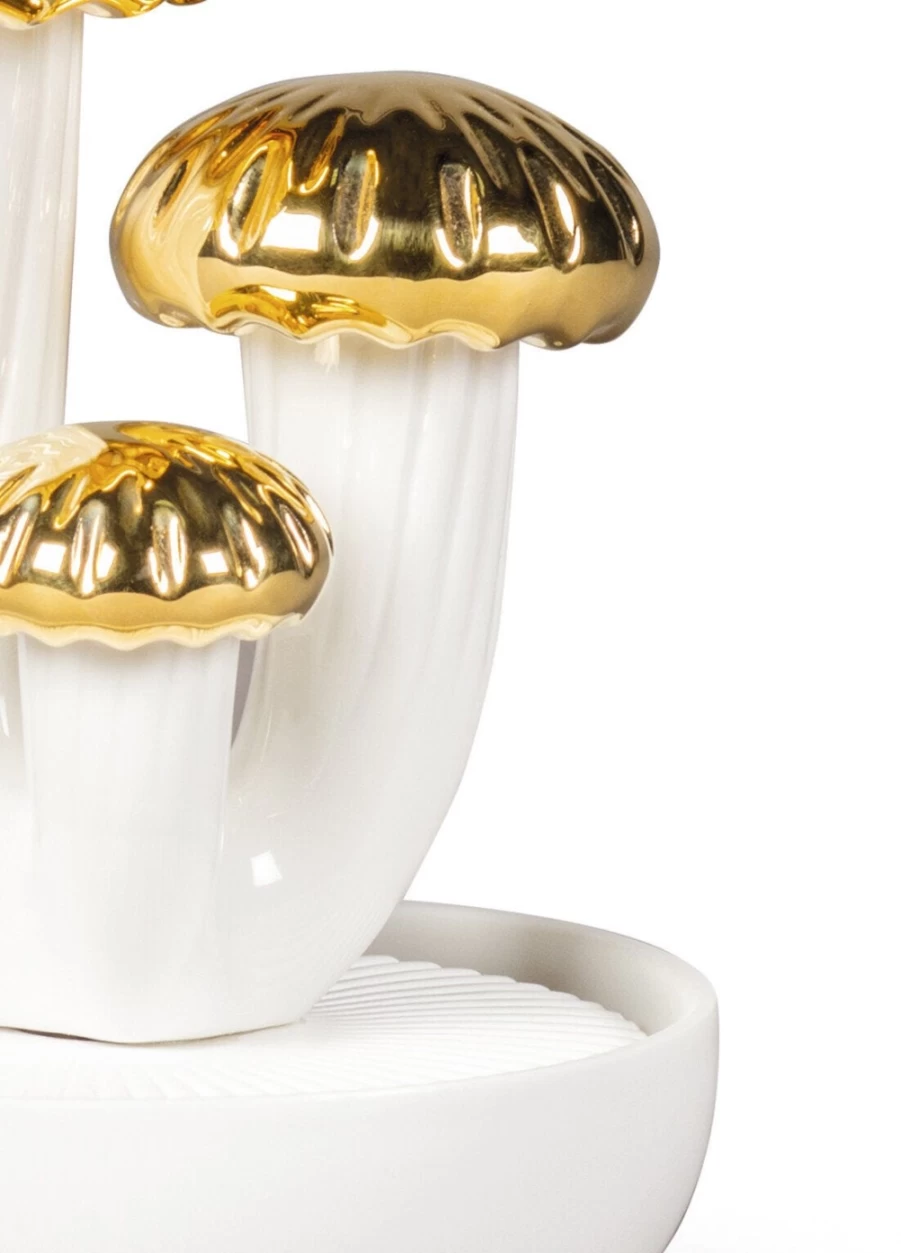 Lladró Gold Boletus 3 Diffuser - Gardens Of Valencia Scent Home Fragrance